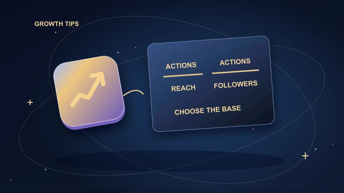 Two gold engagement fractions using reach and follower denominators