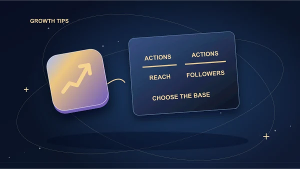 Two gold engagement fractions using reach and follower denominators