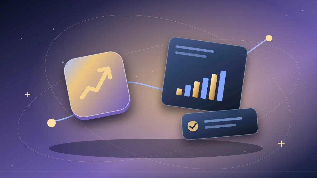 Champagne-gold strategy roadmap with five platform-colored milestones