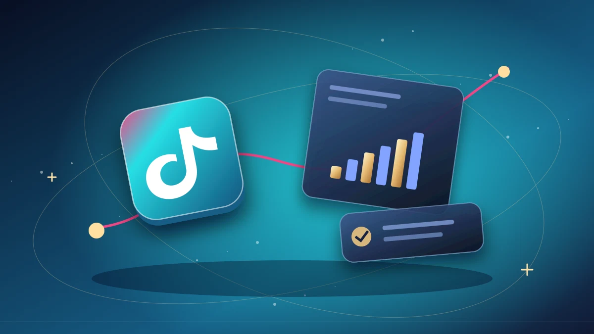 TikTok creative studio panels with a storyboard and ascending workflow