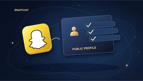 Snapchat profile tile beside a gold readiness checklist
