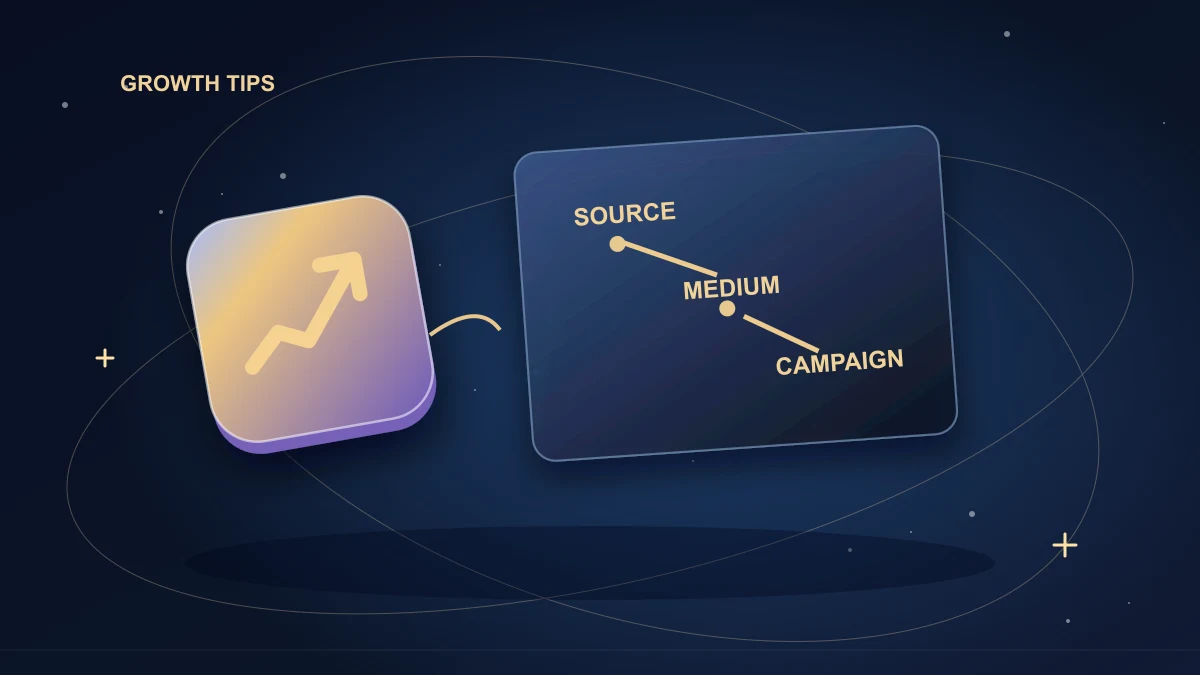 Social link path passing through source medium and campaign labels