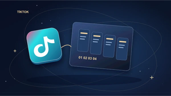 TikTok tile connected to distinct dimensional episode cards